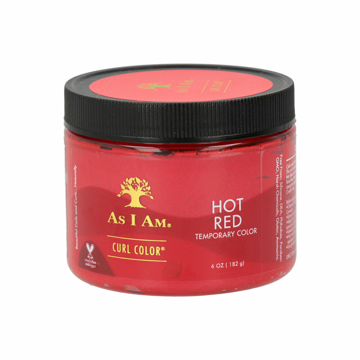 Semi-permanent Colourant As I Am 501676 Hot Red 182 g As I Am