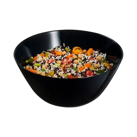 Salad Bowl Luminarc Zelie Black Glass Luminarc