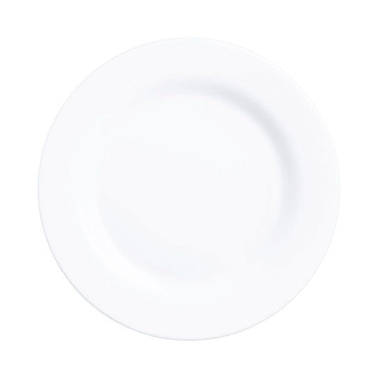 Plate set Arcoroc Intensity White 6 Units Glass 24 cm Arcoroc