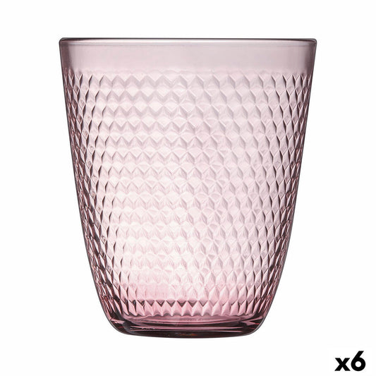 Glass Luminarc Pampille Rosa Glass 310 ml (6 Units) Luminarc