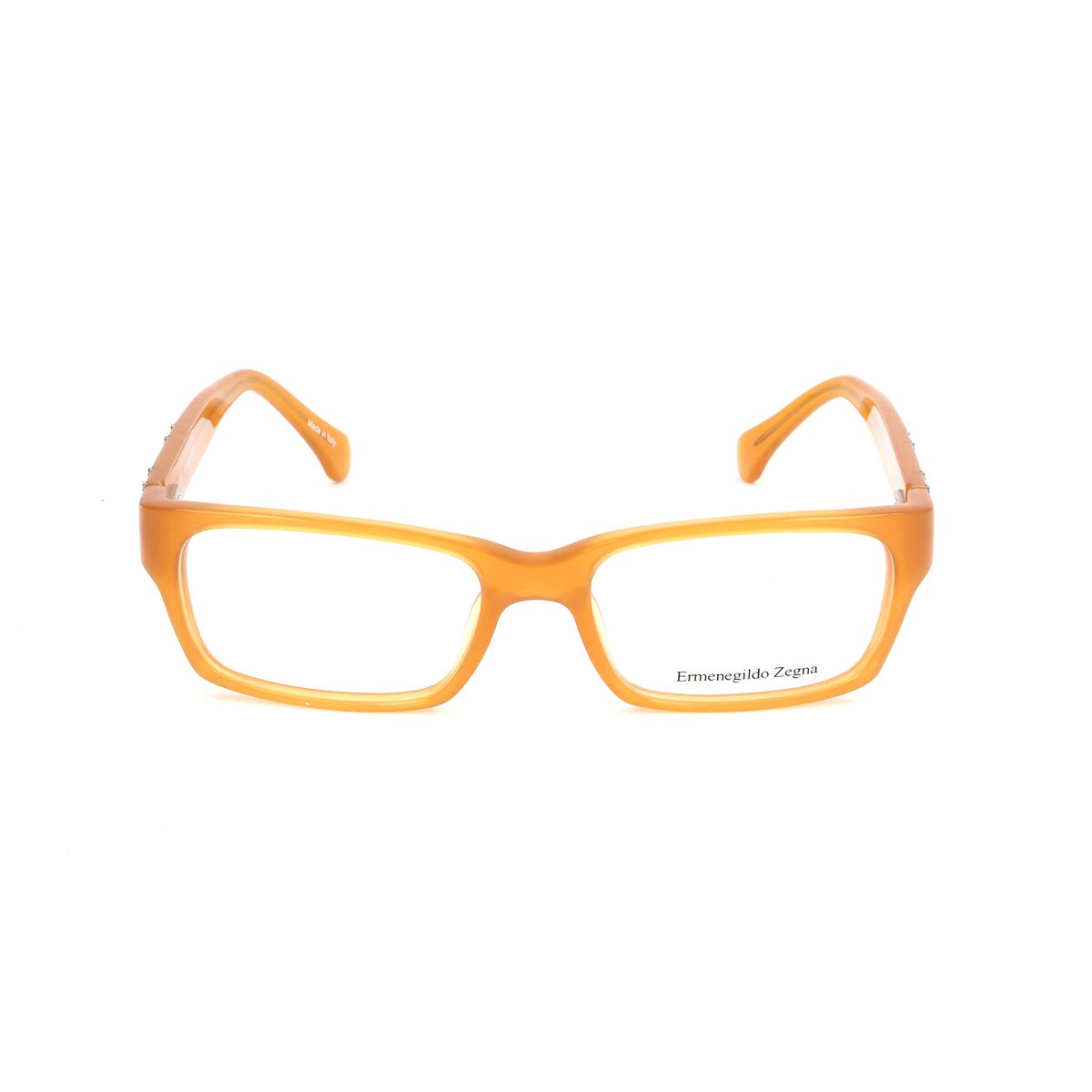 Unisex' Spectacle frame Ermenegildo Zegna VZ3505-06DS Yellow Ø 52 mm