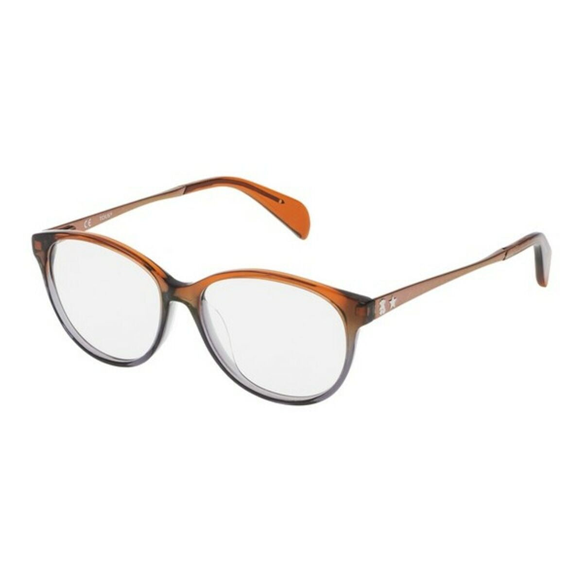 Ladies'Spectacle frame Tous VTO928520861 (52 mm) Orange (ø 52 mm) Tous