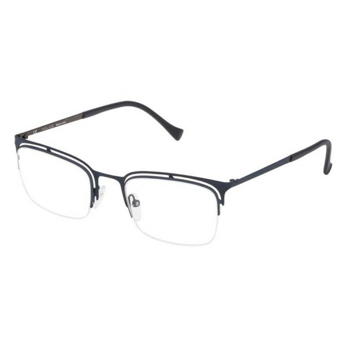 Men' Spectacle frame Police VPL264520C07 Blue Ø 52 mm Police