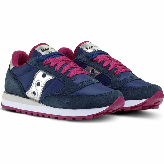 Sports Trainers for Women Saucony Jazz Original Navy Blue Saucony