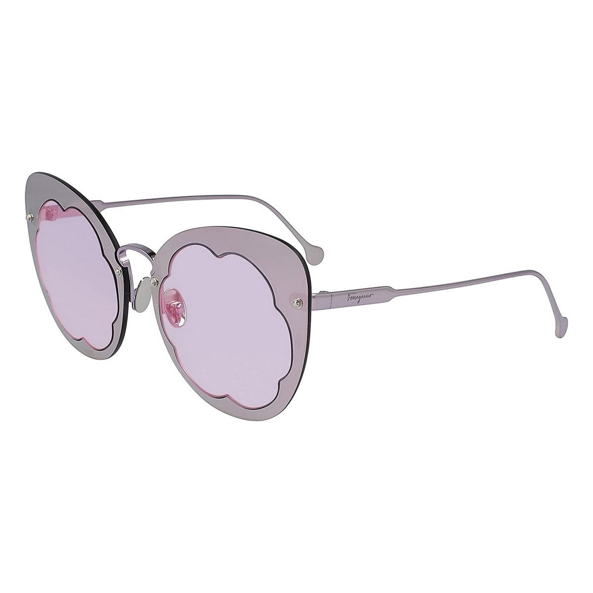 Ladies' Sunglasses Salvatore Ferragamo SF178SM-AMO-FLOWERFUL-537 ø 63 mm Salvatore Ferragamo