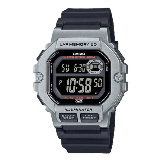 Men's Watch Casio ILLUMINATOR Black (Ø 44,5 mm) Casio