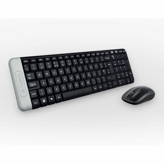 Keyboard and Wireless Mouse Logitech TDS6080 Plastic 2400 W Logitech