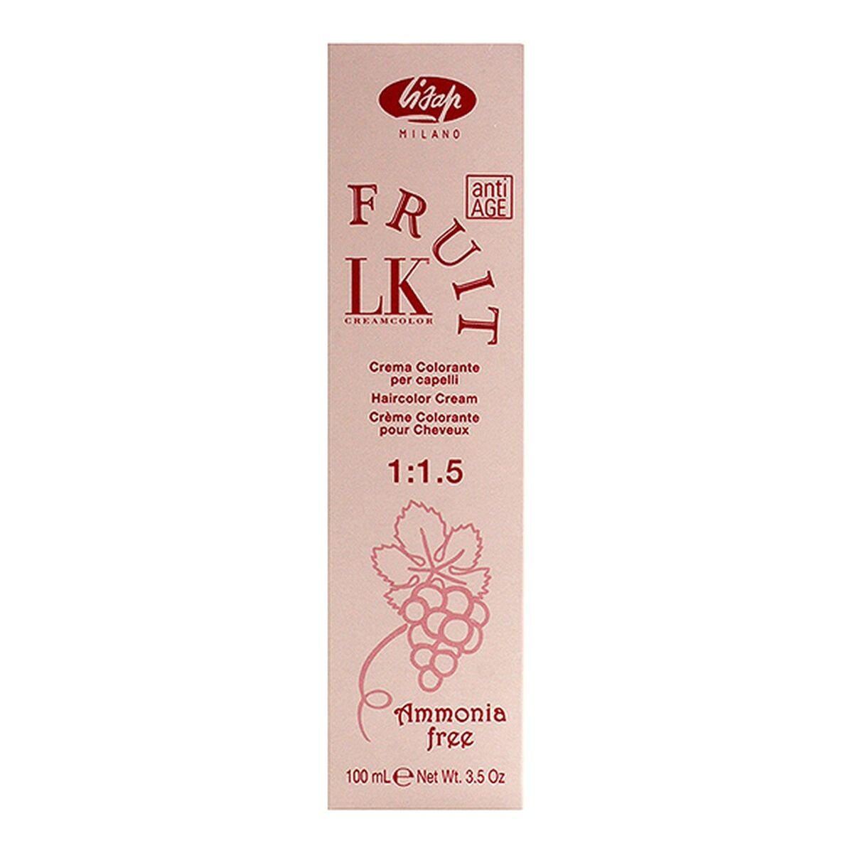 Permanent Dye LK Fruit Lisap COLORLKFRU63 6/3 Golden Dark Blonde (100 ml) Lisap