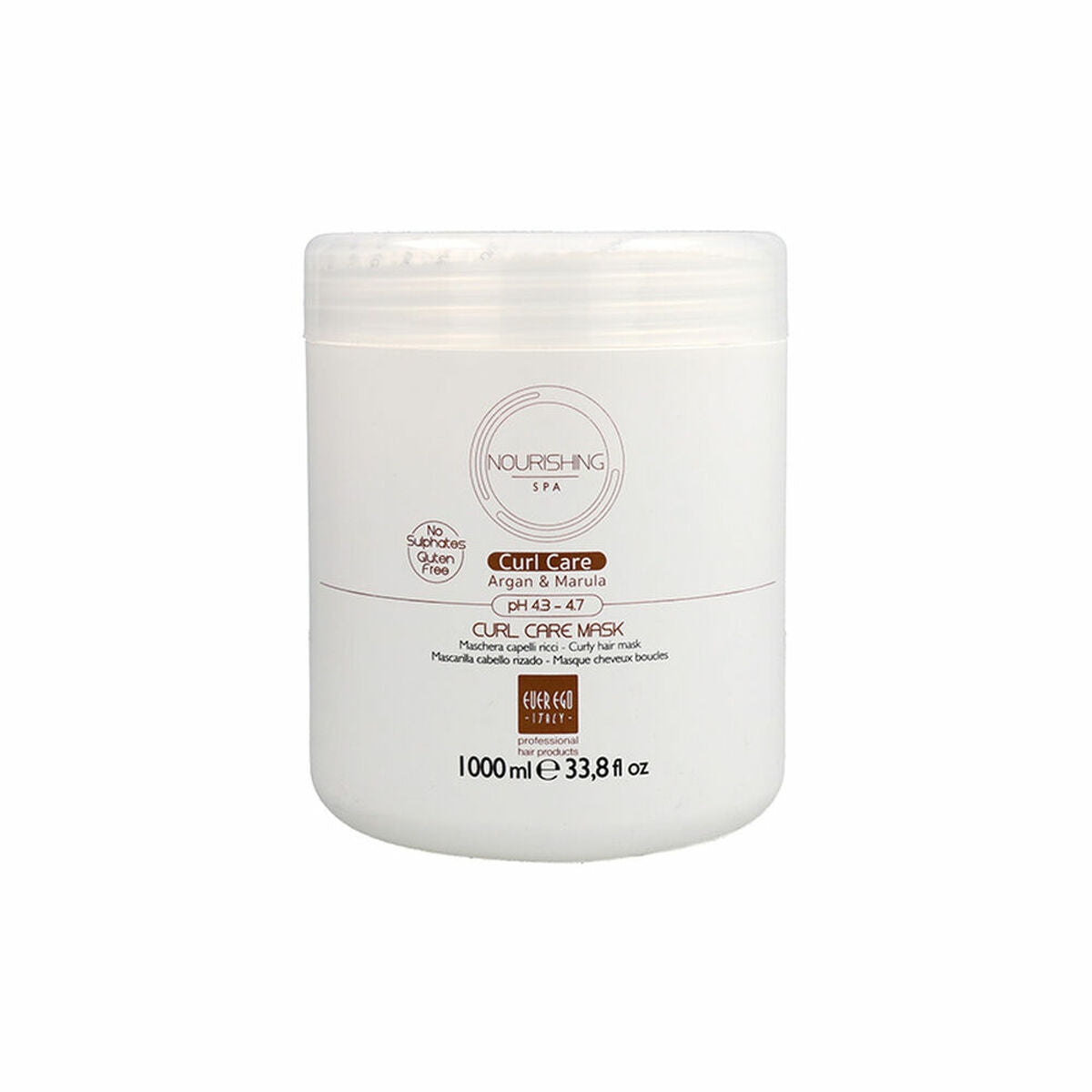 Hair Mask Everego Nourishing Spa Curl Care Curly hair (1000 ml) Everego