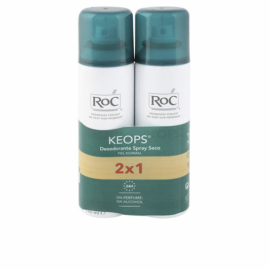 Spray Deodorant Roc Keops Spray Seco Dry Spray 2 Pieces (2 x 150 ml)