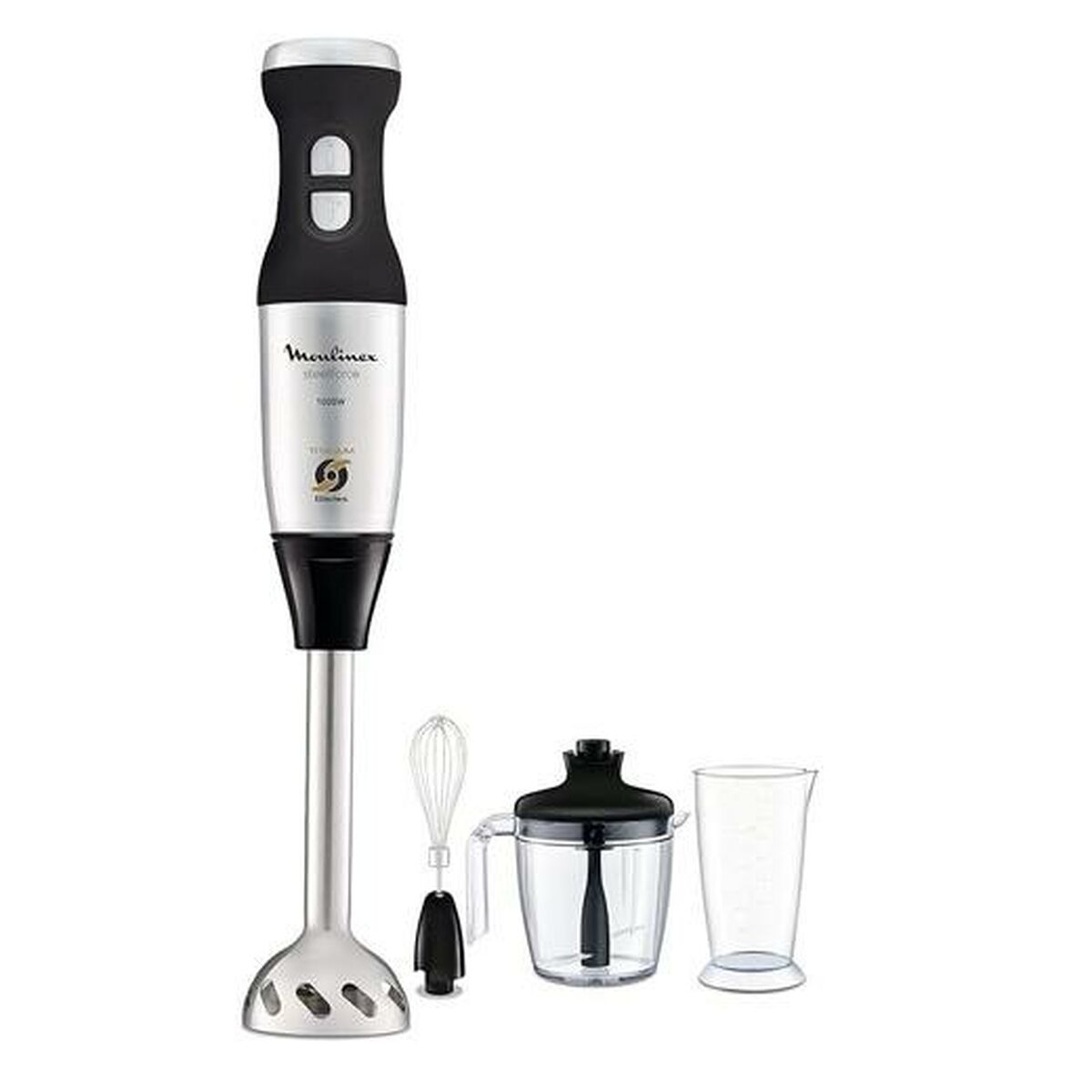 Hand-held Blender Moulinex Steelforce Black 1000 W Moulinex