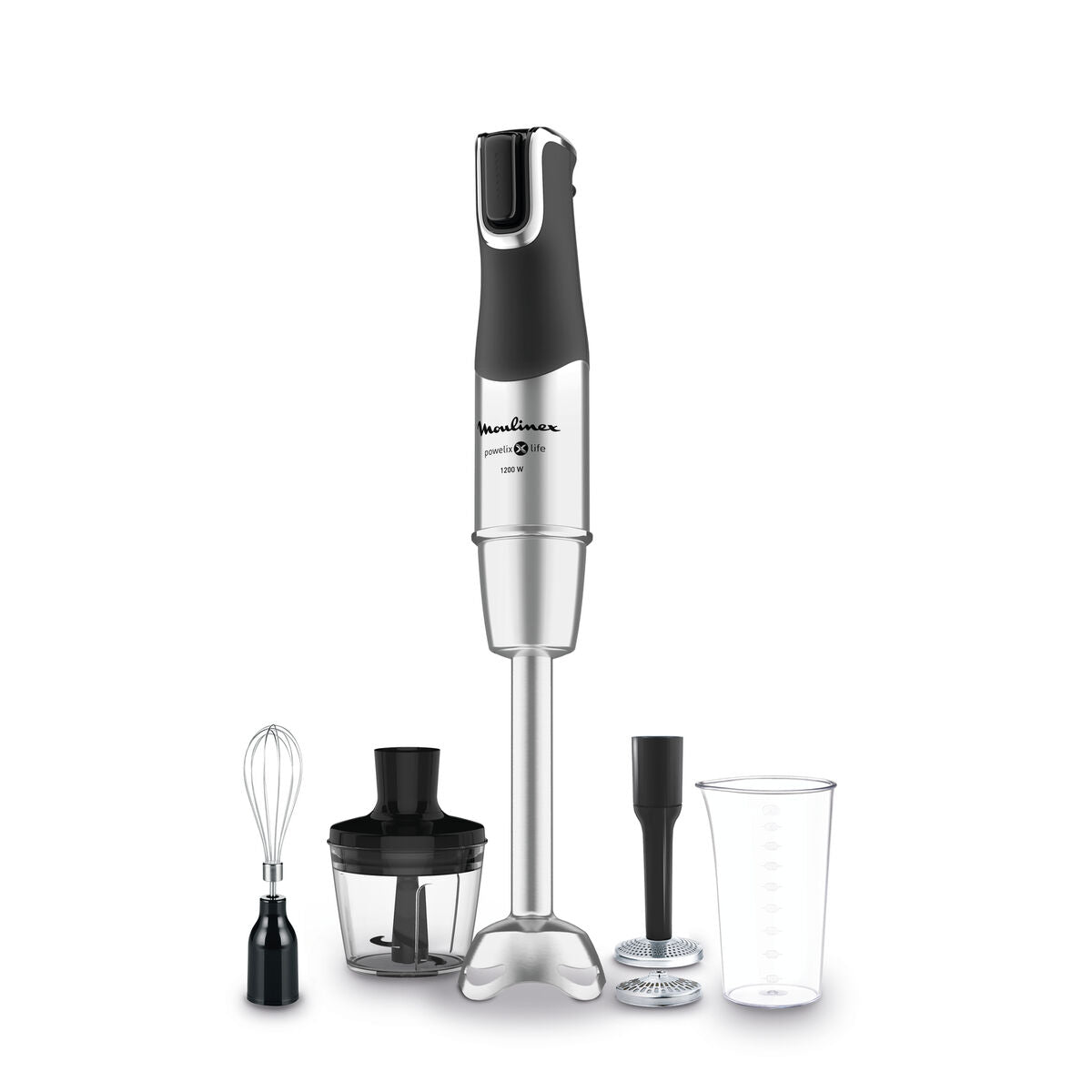 Multifunction Hand Blender with Accessories Moulinex Powelix Life Silver 1200 W Moulinex