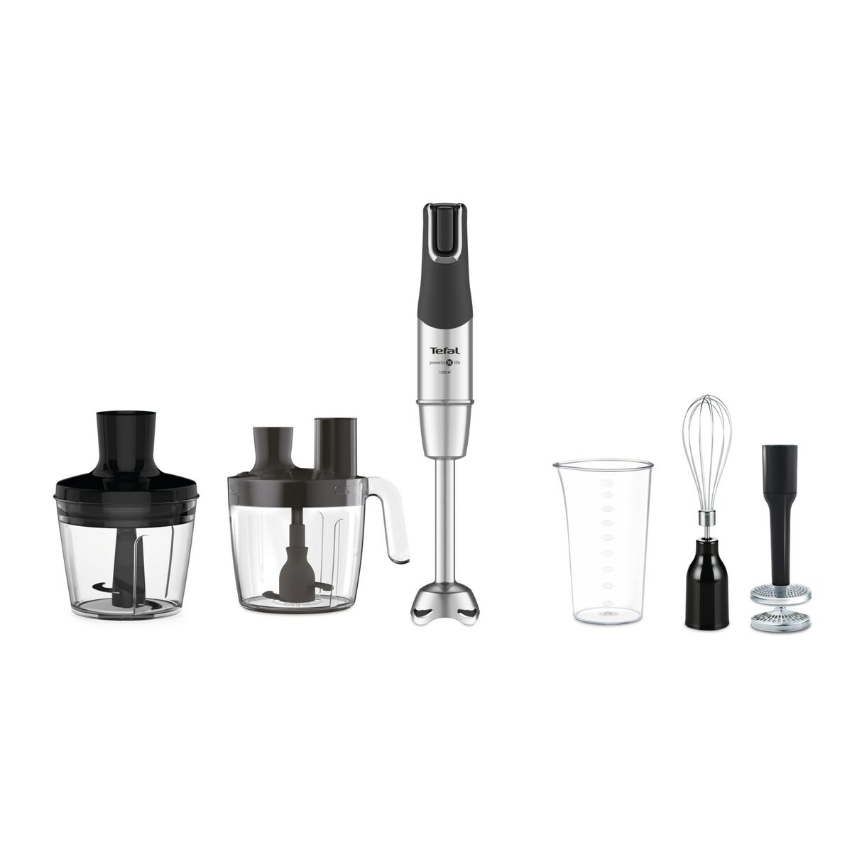 Hand-held Blender Tefal HB95LD38 Black Silver 1200 W Tefal