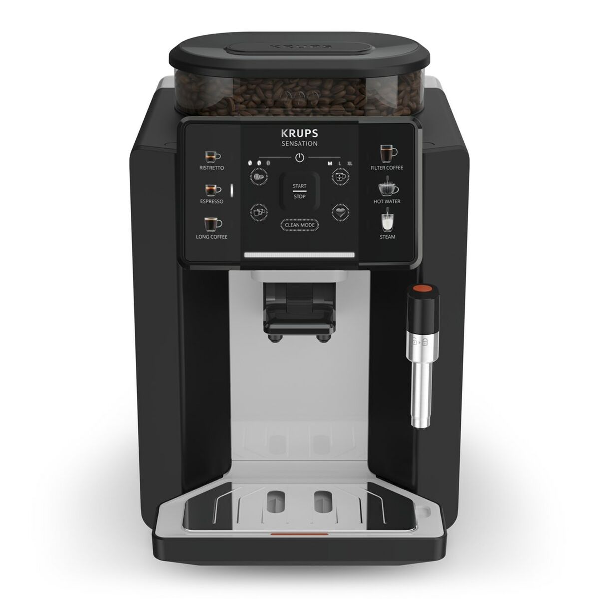 Superautomatic Coffee Maker Krups EA910A10 Black Chrome 1450 W 15 bar 1,7 L Krups