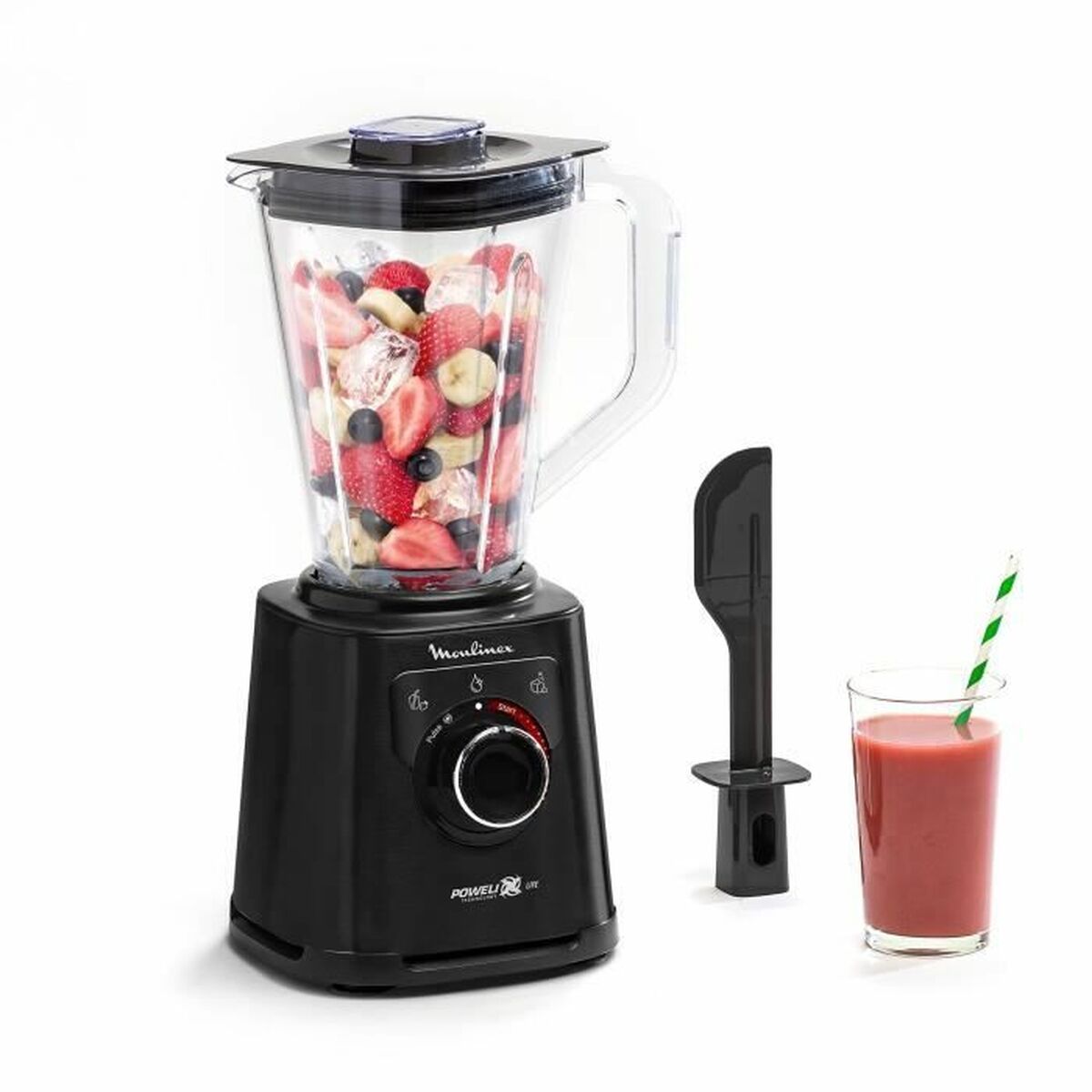 Cup Blender Moulinex LM88A810 Black 1200 W 1,5 L 2 L Moulinex