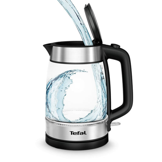 Water Kettle and Electric Teakettle Tefal KI7008 Silver Crystal 2200 W 1,7 L Tefal