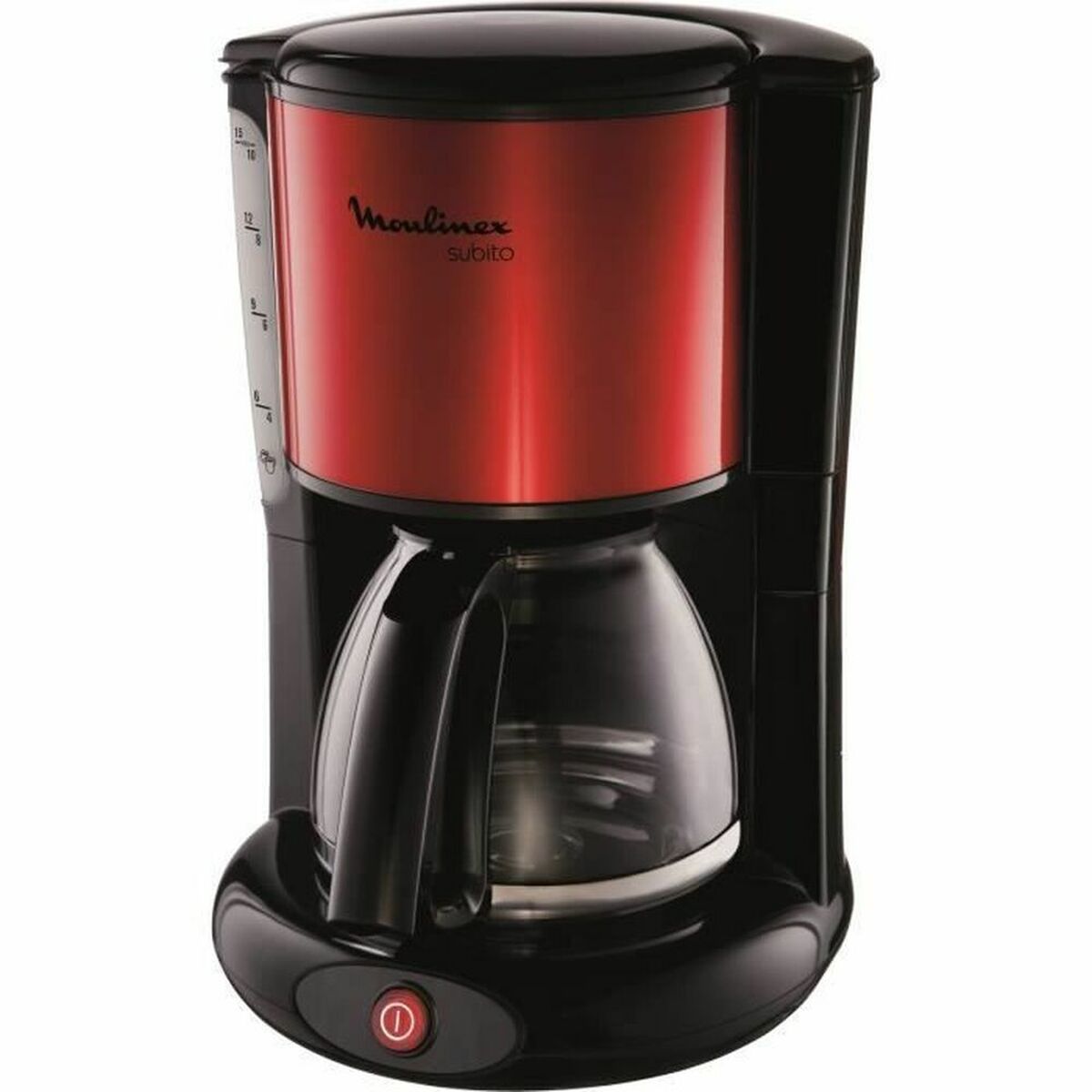 Electric Coffee-maker Moulinex FG360D11 Red Black/Red Red/Black 1000 W 1,25 L Moulinex