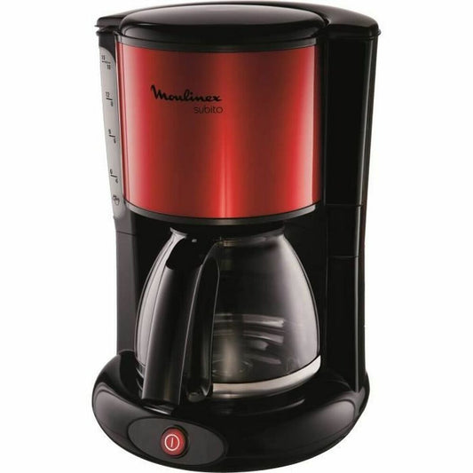 Electric Coffee-maker Moulinex FG360D11 Red Black/Red Red/Black 1000 W 1,25 L Moulinex