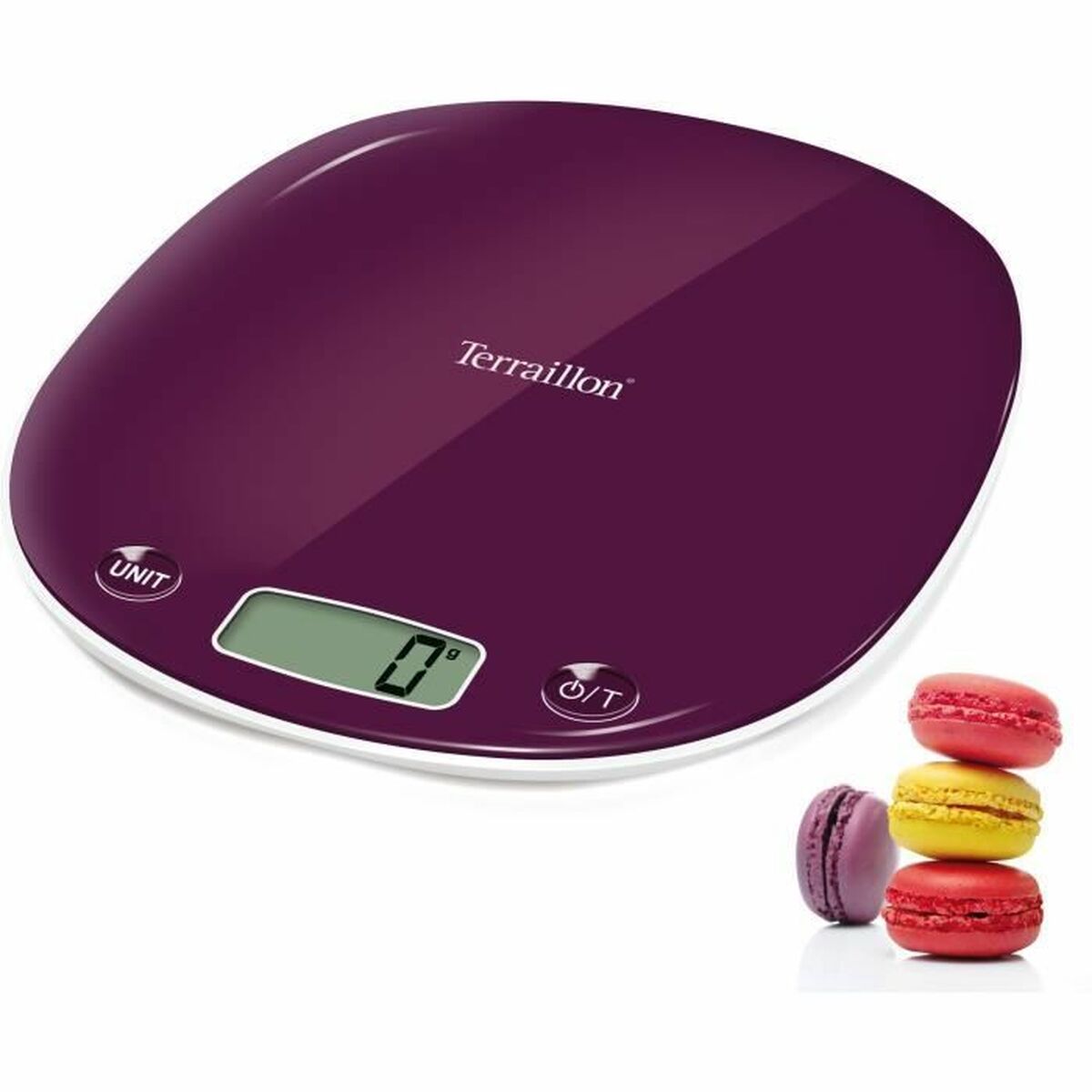 kitchen scale Terraillon Macaron Purple 5 kg Terraillon