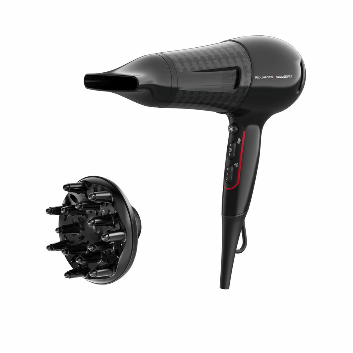 Hairdryer Rowenta CV591L x Karl Lagerfeld Powerline 2100W 2300 W Black Rowenta