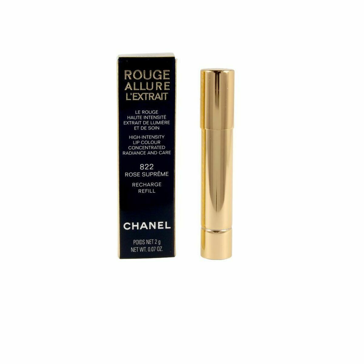 Lipstick Chanel Rouge Allure L´Extrait Rose Supreme 822 Refill Chanel