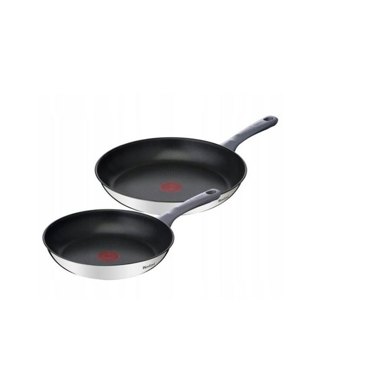 Pan Tefal G7132S55 Black Steel Stainless steel Ø 24 cm Ø 28 cm Tefal