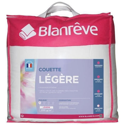 Duvet Blanreve Light Microfibre White 200 g/m² 240 x 260 cm Blanreve