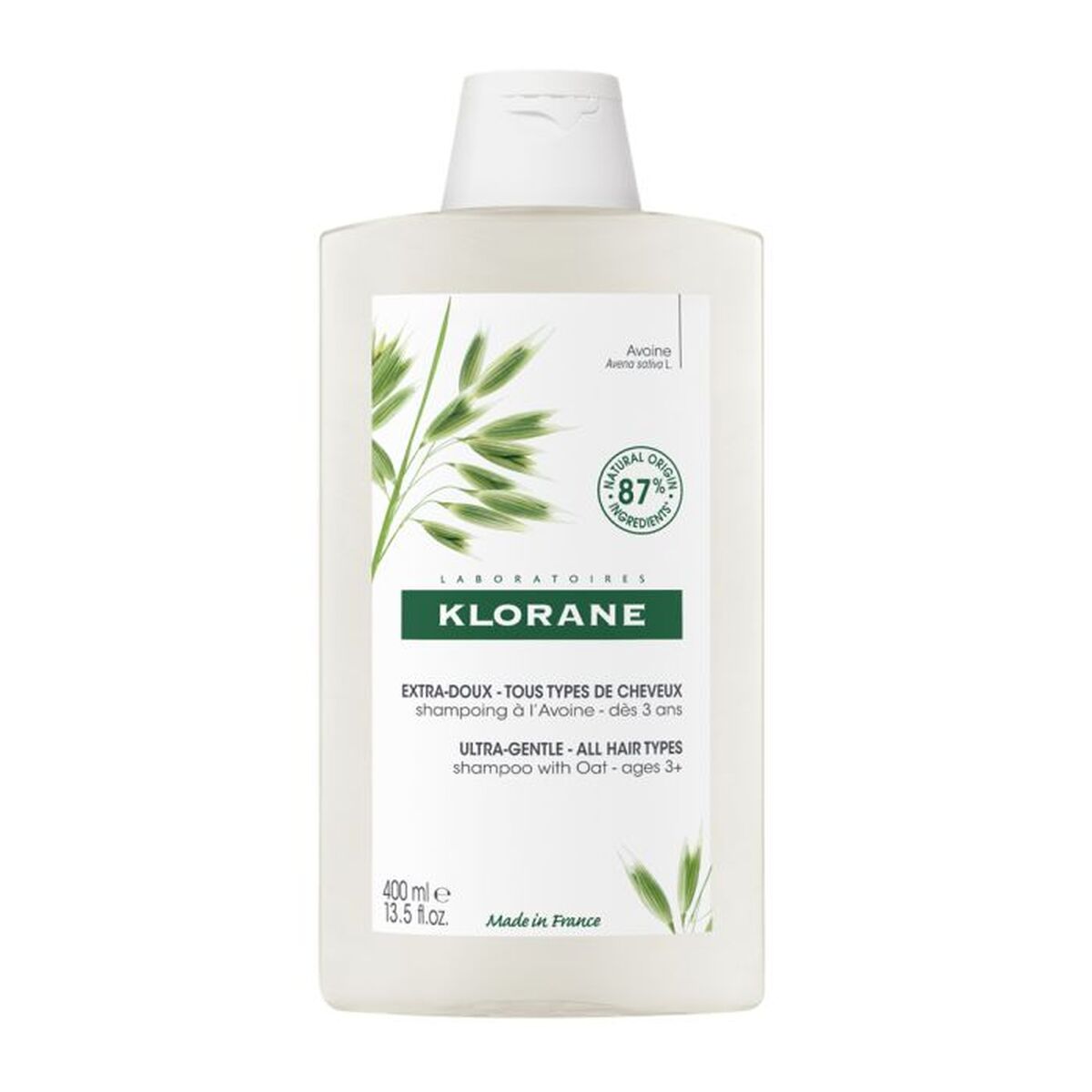 Shampoo Klorane Avena Bio 400 ml Klorane