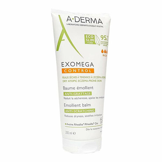 Soothing Balsam for Itching and Irritated Skin A-Derma Exomega Control 200 ml