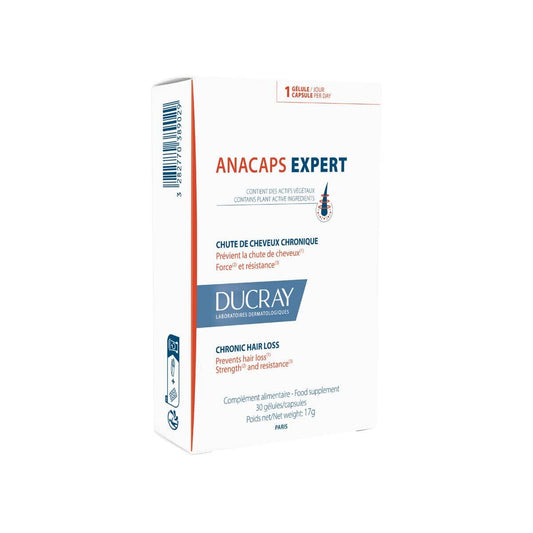 Hair Loss Food Supplement Ducray Anacaps Expert Capsules x 30 Ducray