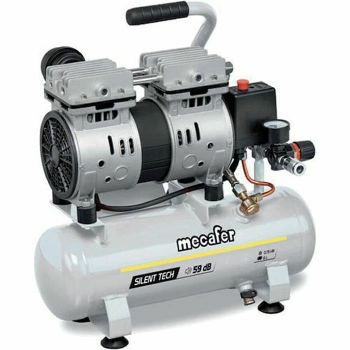 Air Compressor MECAFER 425513 6 L MECAFER