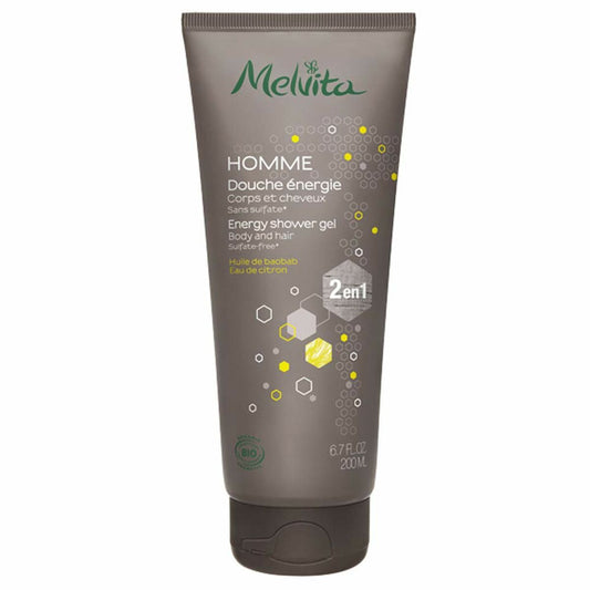 2-in-1 Gel and Shampoo Melvita MELVITA HOMME 200 ml Energizing