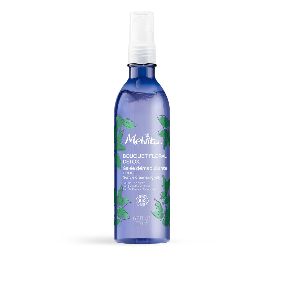 Facial Make Up Remover Gel Melvita Bouquet Floral 200 ml Detoxifying