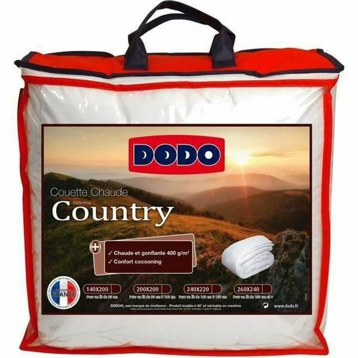 Duvet DODO Country 400 g /m² 140 x 200 cm DODO