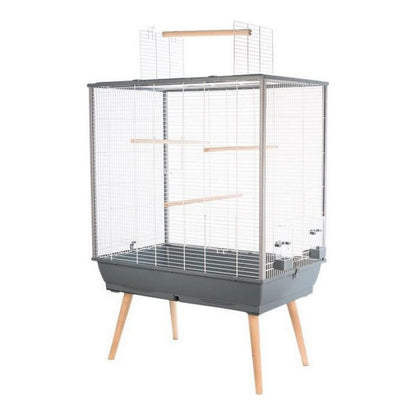 Bird cage Zolux H80 Grey 8 x 11,2 x 8 cm 78 x 81 x 48 cm Zolux