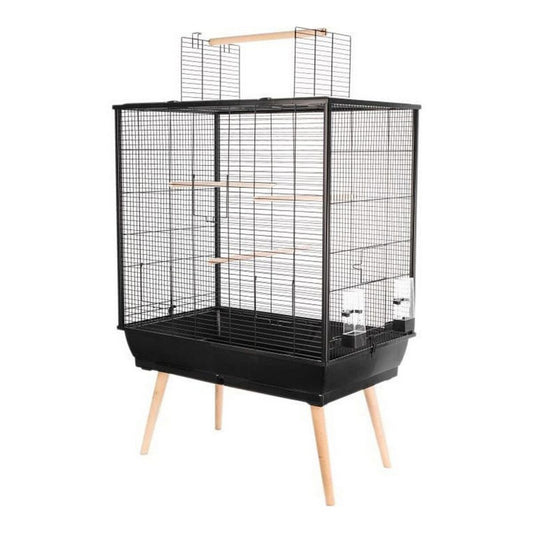 Bird cage Zolux Neo Jili H80 Black 78 x 81 x 48 cm Zolux