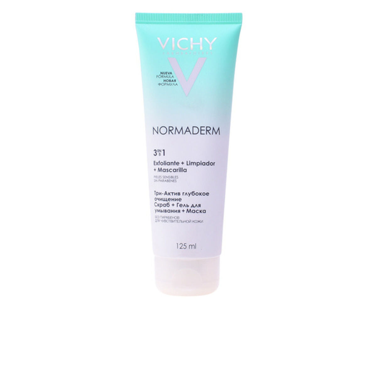 Facial Scrub 3-in-1 NORMADERM Vichy (125 ml)