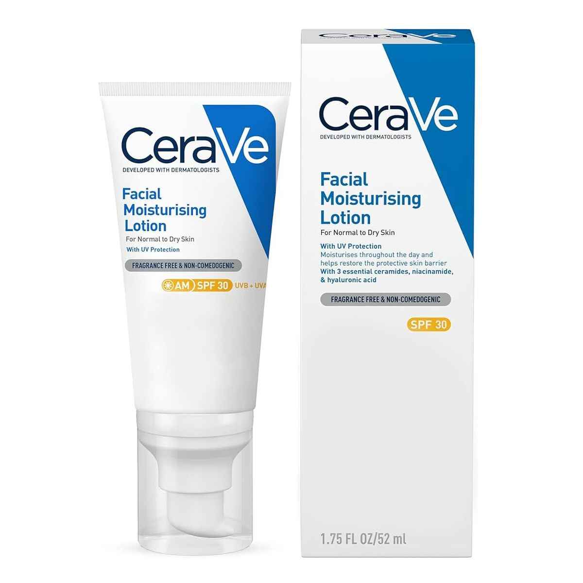 Moisturizing Facial Lotion CeraVe Spf 30 52 ml CeraVe