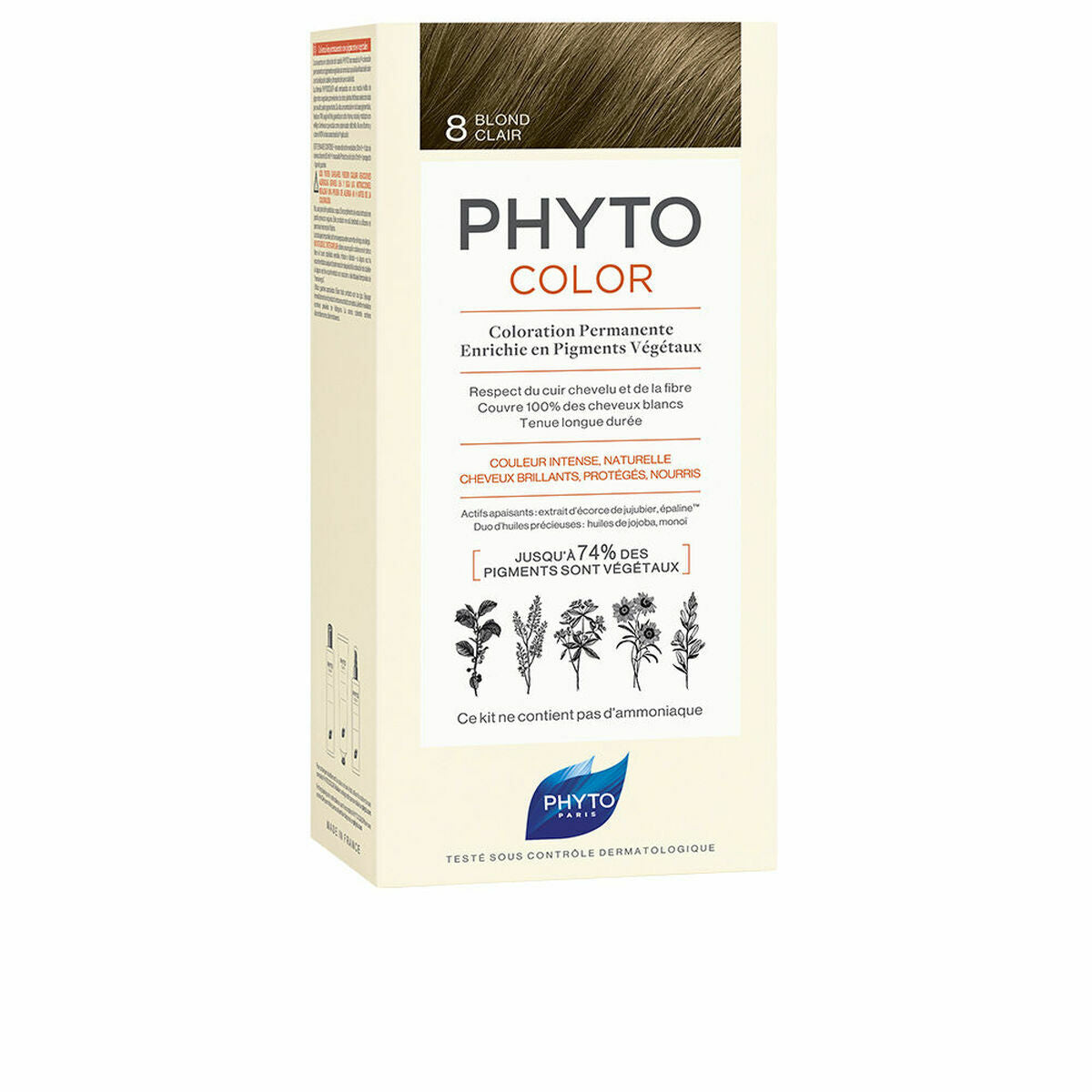 Permanent Colour PHYTO PhytoColor 8-rubio claro Ammonia-free Phyto Paris