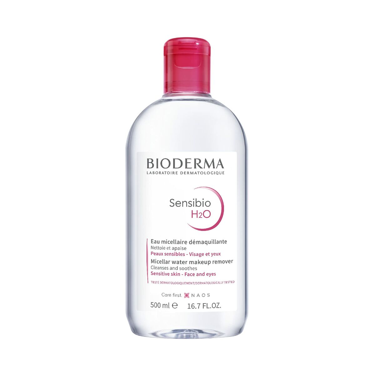 Make Up Remover Micellar Water Bioderma Sensibio H2O 500 ml Bioderma