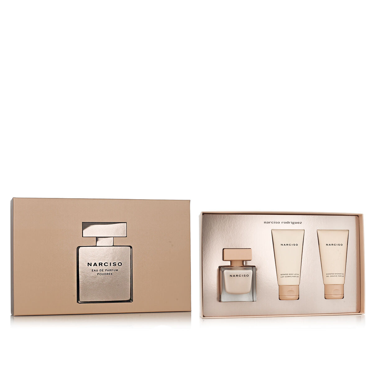 Unisex Perfume Narciso Rodriguez Narciso Poudrée EDP 3 Pieces Narciso Rodriguez