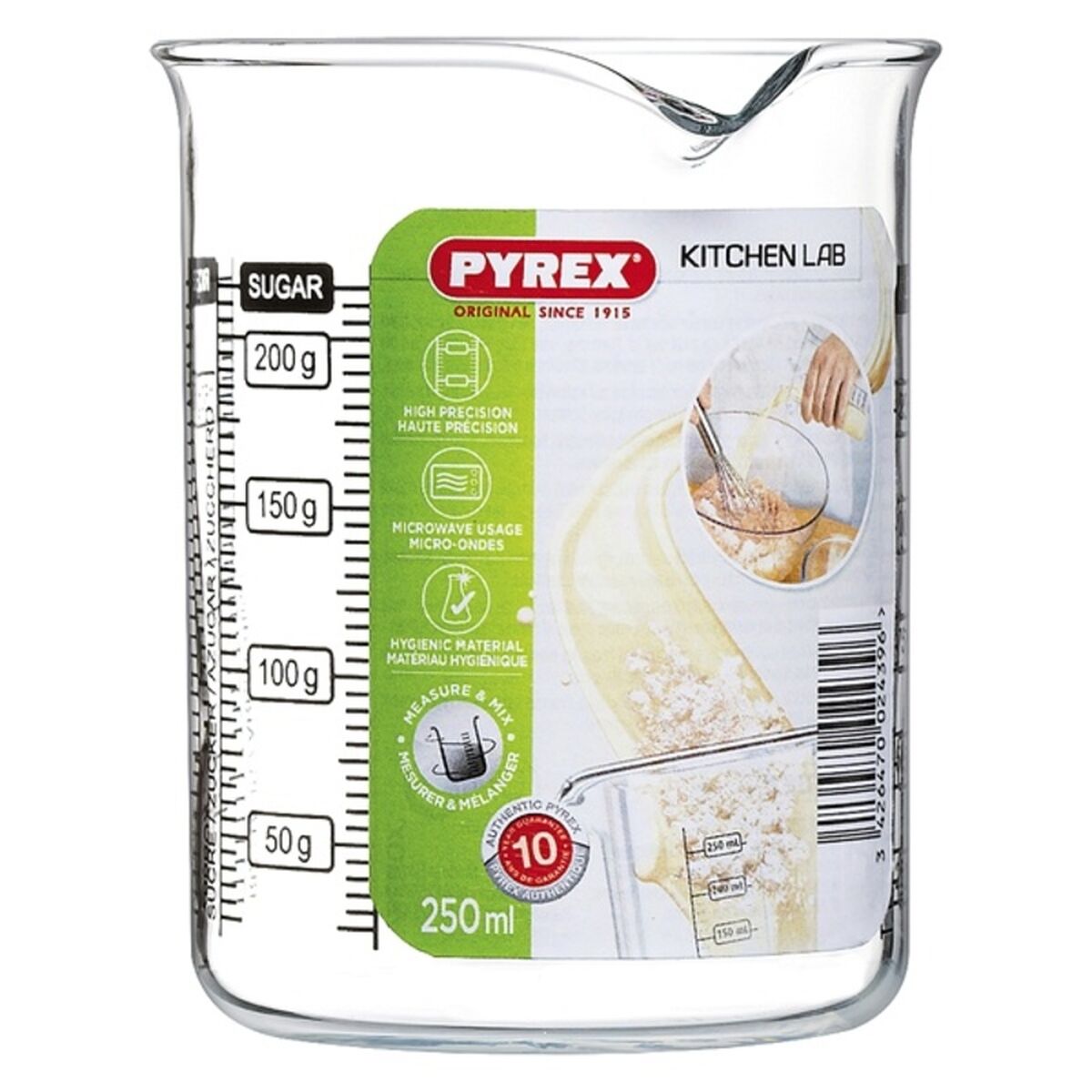 Measuring beaker Pyrex Kitchen Lab Glass Pyrex