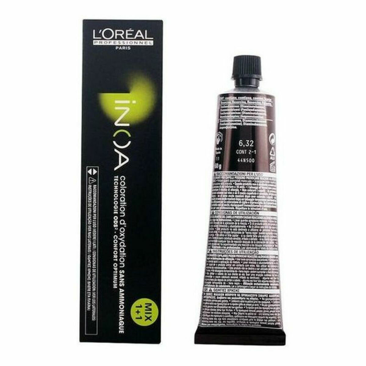 Dye No Ammonia Inoa L'Oreal Professionnel Paris LINOA632 Nº 6,32 (60 g) Nº 6,32 60 g LOreal Professionnel Paris