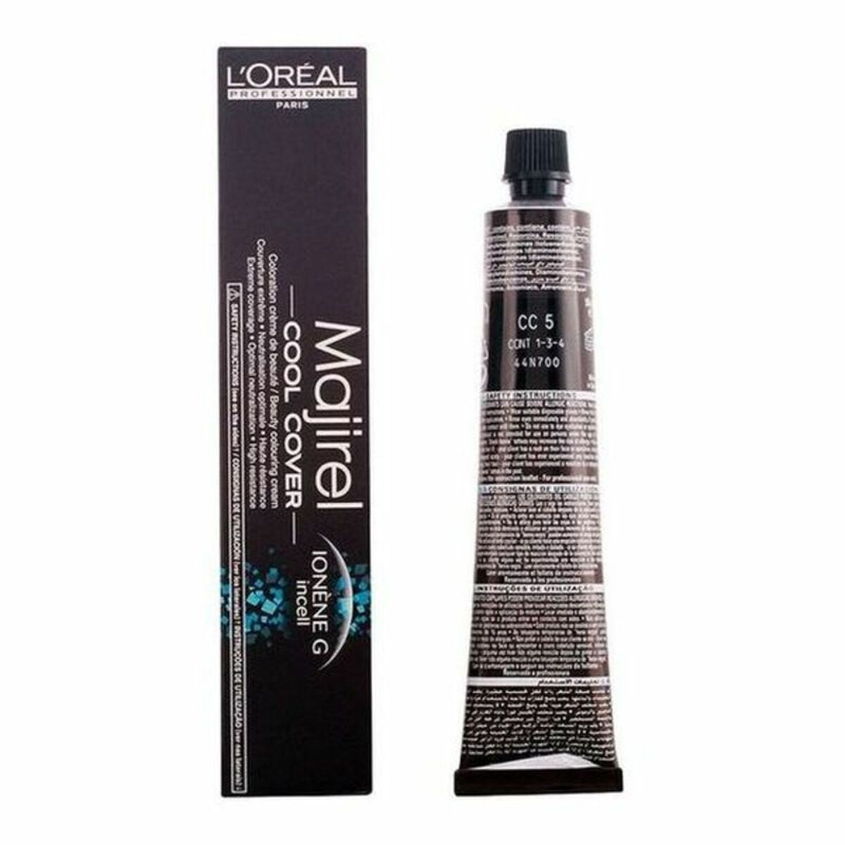 Permanent Dye Majirel Cool-Cover L'Oreal Professionnel Paris 0000017686 Châtain Clair 50 ml LOreal Professionnel Paris