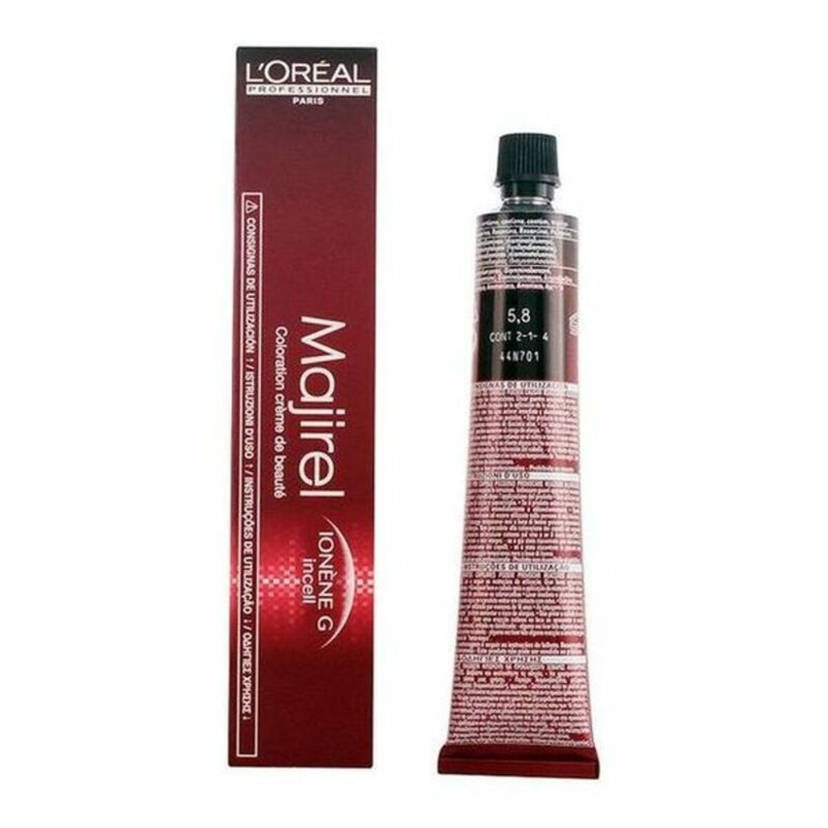 Permanent Dye Majirel L'Oreal Professionnel Paris LMAJ58 (50 ml) Nº 5,8 50 ml LOreal Professionnel Paris