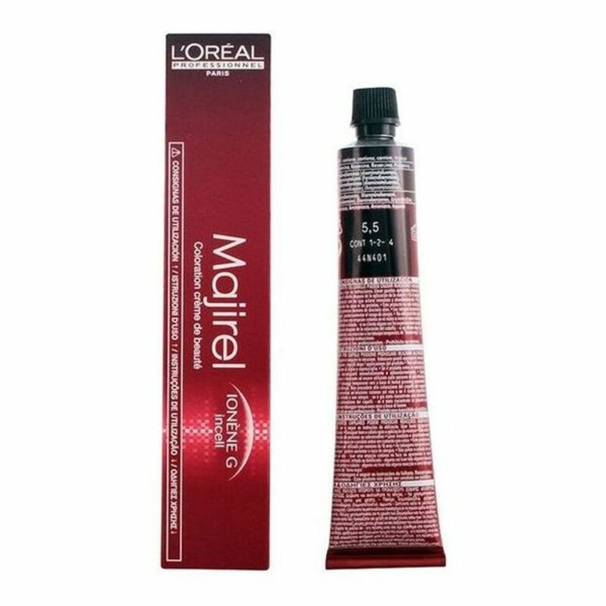 Permanent Dye Majirel L'Oreal Professionnel Paris Majirel Nº 5,5 50 ml LOreal Professionnel Paris