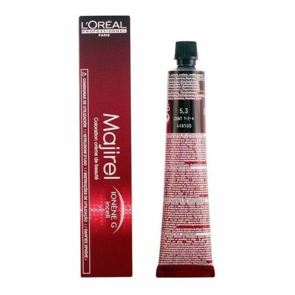 Permanent Dye Majirel L'Oreal Professionnel Paris 2060 Nº 5,3 50 ml LOreal Professionnel Paris