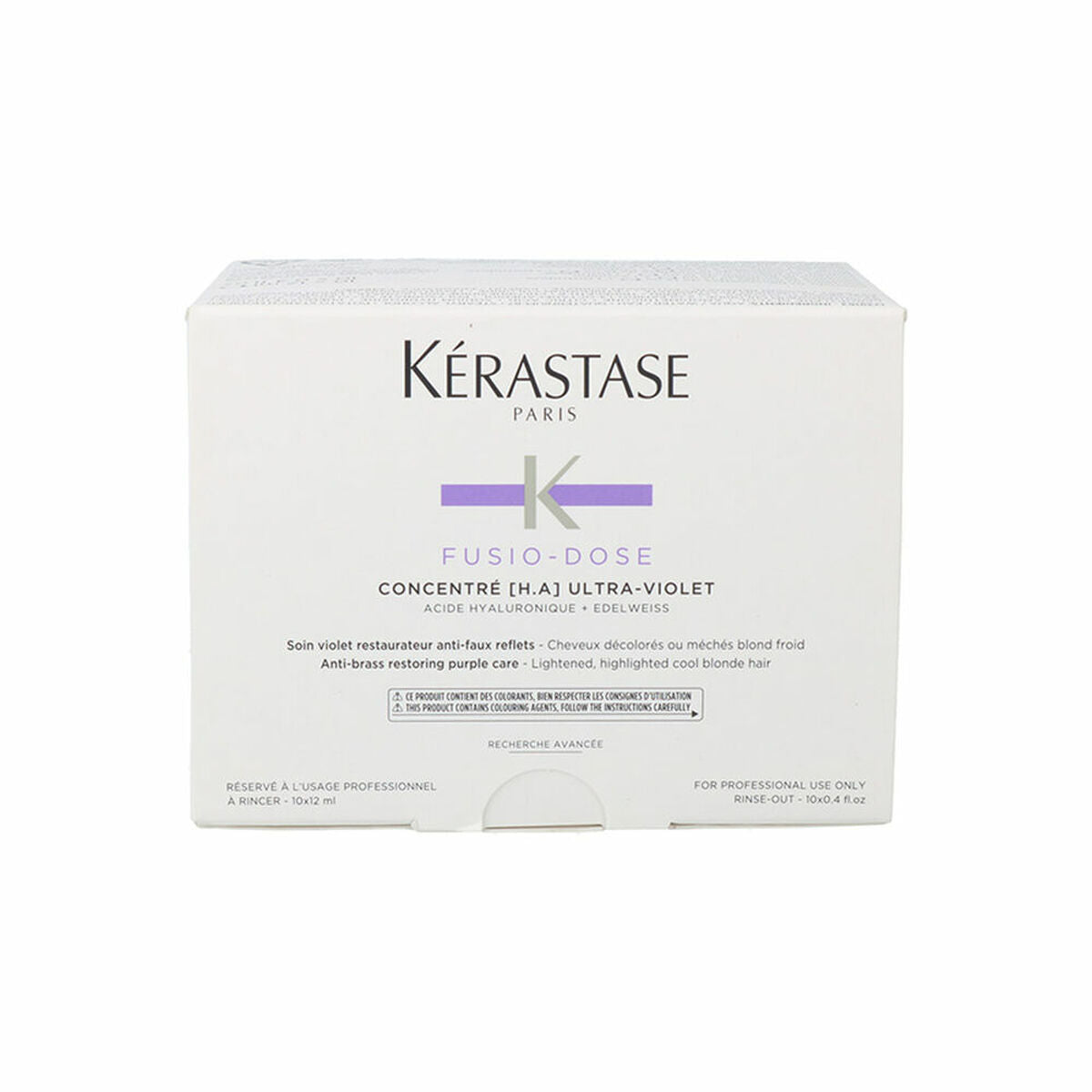 Colour Neutralising Kerastase E3430000 Anti-yellowing Treatment 10 Units