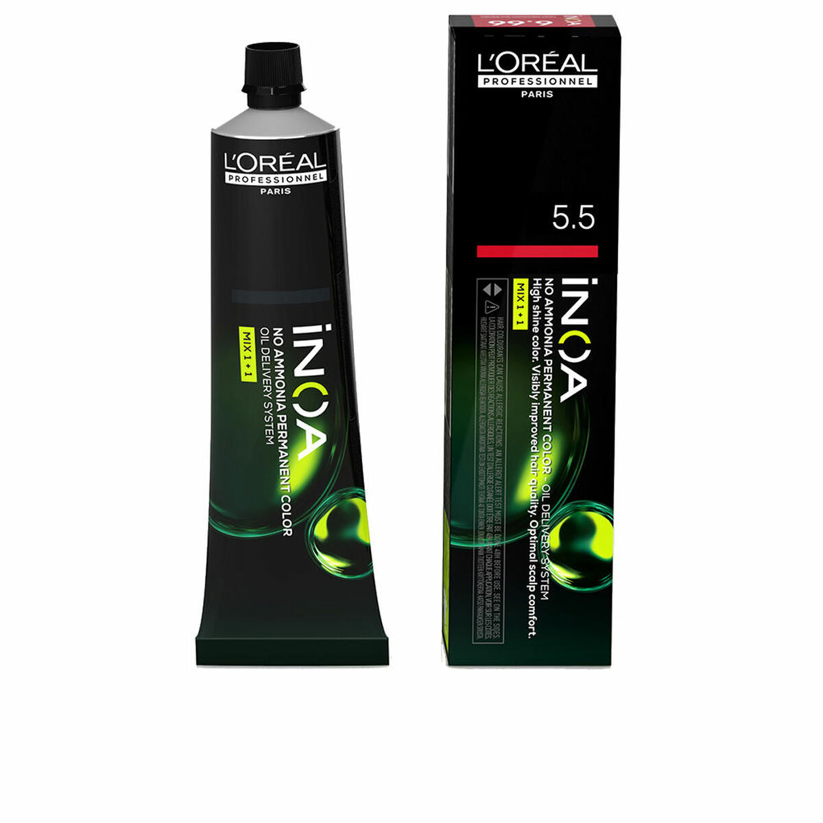 Permanent Dye L'Oreal Professionnel Paris Inoa Nº 5.5 60 g LOreal Professionnel Paris