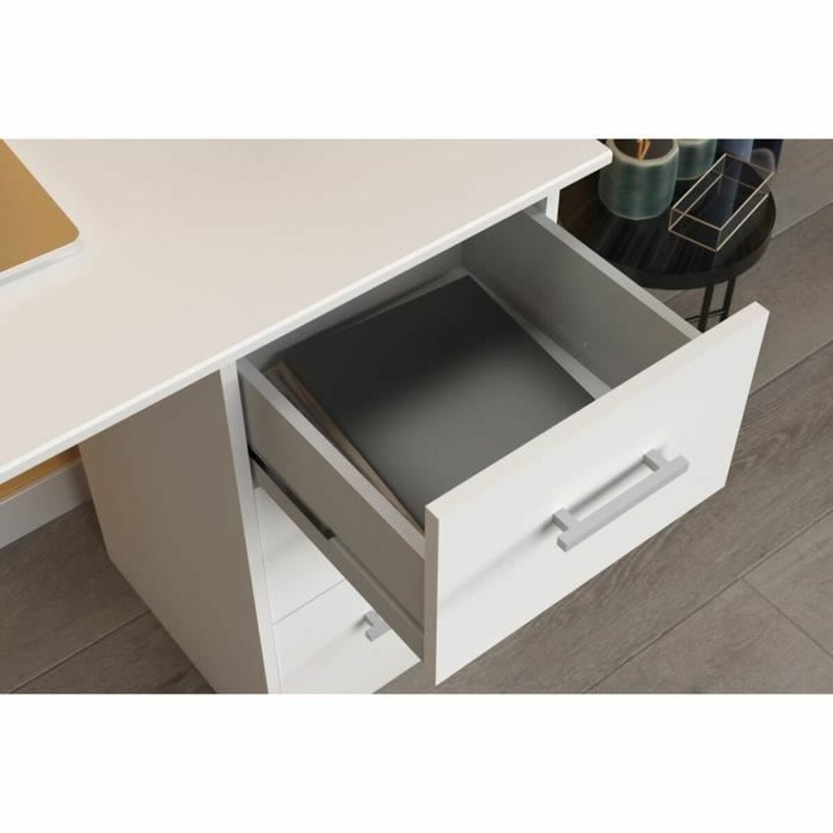 Desk Parisot White 121,2 x 74,3 x 55 cm Parisot